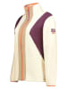 Geographical Norway Fleece vest "Uriel" crème/paars/oranje