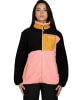 Geographical Norway Fleecejacke "Talexa" in Schwarz/ Rosa/ Orange