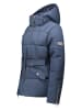 Geographical Norway Doorgestikte jas "Alfea" donkerblauw