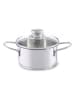 Fissler 2-delige set: roestvrijstalen pan met deksel "Profi Collection®" - Ø 12 cm