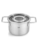 Fissler 2-delige set: roestvrijstalen pan met deksel "Pure Collection" - Ø 24 cm
