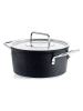 Fissler 2-delige set: pan met deksel "Adamant®" zwart - Ø 18 cm