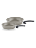Fissler 2er-Set: Pfannen "Ceratal® Comfort" in Grau