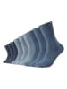 camano 9er-Set: Socken in Dunkelblau/ Hellblau