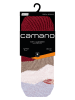 camano Socken in Rot/ Weiß