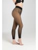 camano Legging "Warm & transparent" zwart - 120 denier