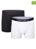 camano 2-delige set: boxershorts zwart/wit