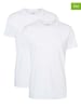 camano 2-delige set: shirts wit