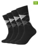 camano 4er-Set: Socken in Schwarz