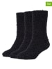 camano 3er-Set: Socken in Schwarz