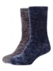 camano 4er-Set: Socken in Anthrazit/ Hellbraun/ Dunkelblau