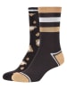 camano Skarpety (4 pary) w kolorze czarno-jasnobrązowym