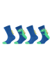 camano 4-delige set: sokken blauw/groen