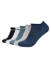 camano 10er-Set: Socken in Dunkelblau/ Hellblau/ Schwarz