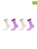s.Oliver 4er-Set: Socken in Creme/ Lila