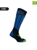 Norfolk 4er-Set: Ski-/ Snowboardsocken in Dunkelblau/ Blau