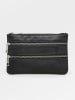 Becksöndergaard Leder-Clutch "Sally" in Schwarz - (L)18 x (H)11,5 cm