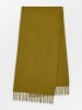 Becksöndergaard Wełniany szal w kolorze oliwkowym - 220 x 50 cm