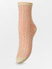 Becksöndergaard Skarpety w kolorze beżowo-czerwonym