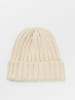 Becksöndergaard Czapka beanie w kolorze kremowym