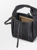 Becksöndergaard Leder-Schultertasche in Schwarz - (B)22 x (H)21 x (T)10 cm