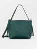 Becksöndergaard Skórzana torebka w kolorze zielonym