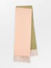 Becksöndergaard Szal w kolorze zielono-jasnoróżowym - 200 x 35 cm