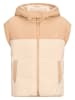 Retour 2-in-1 fleece vest "Chloé" beige