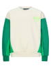 Retour Sweatshirt "Kikki" in Creme/ Grün