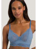 Hanro Soft-BH in Blau