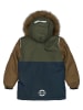 mikk-line Parka lichtbruin/donkerblauw