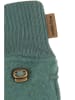 mikk-line Wełniane rękawiczki w kolorze zielonym
