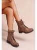 Foreverfolie Botki w kolorze jasnobrązowym