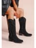 Foreverfolie Westernstiefel in Schwarz
