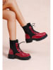 Foreverfolie Botki w kolorze czerwonym