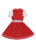 Isartrachten Dirndl in Rot/ Weiß