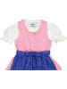 Isartrachten Dirndl in Rosa/ Blau