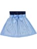 Isartrachten Dirndl in Hellblau/ Dunkelblau