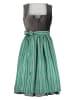 Almsach Dirndl in Grau/ Grün