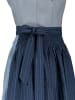 Almsach Dirndl in Dunkelblau/ Blau