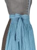 Almsach Dirndl in Grau/ Hellblau
