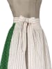 Almsach Dirndl in Grün/ Beige