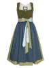 Alpenfee Dirndl ''Fanni'' in Khaki/ Dunkelblau/ Grün