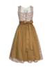 Alpenfee Dirndl ''Molly'' in Hellbraun/ Bunt