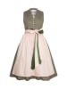 Alpenfee Dirndl ''Nana'' in Oliv/ Rosa