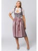 Stockerpoint Dirndl ''Emma'' in Grau/ Rosa