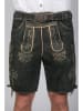 Edelnice Lederhose "Friedl" in Dunkelgrün