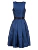 Edelnice Dirndl "Josepha" in Blau/ Koralle