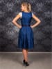 Edelnice Dirndl "Josepha" in Blau/ Koralle