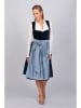 Edelnice Dirndl "Luna" in Dunkelblau/ Hellblau